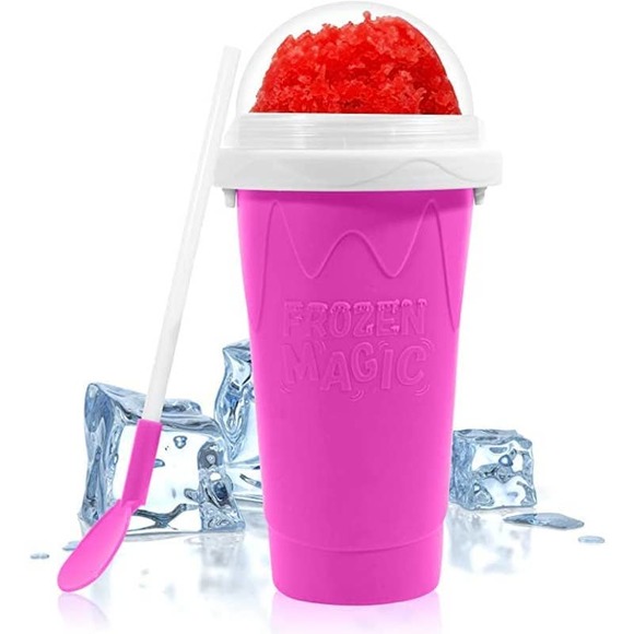 Slushy Magic Maker Cup Portable and Double Layer Ice Cream Maker Slushie Cup - Picture 2 of 8